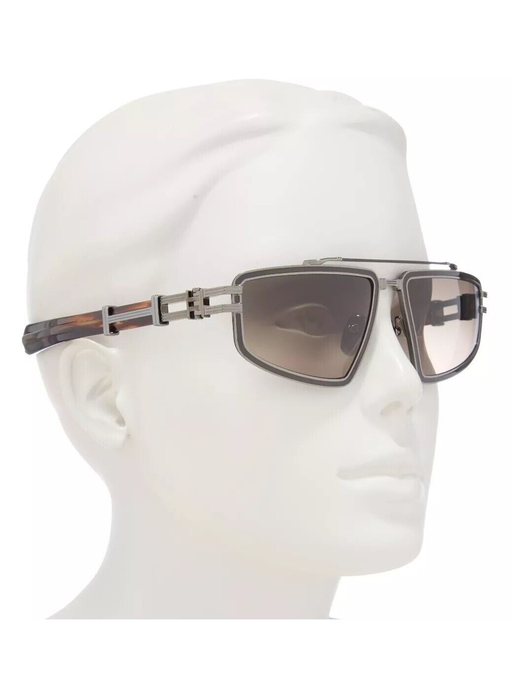 AKONI Balmain Rhodium Brown Titan sunglasses Tortoise Japan Titanium Rare Beauti
